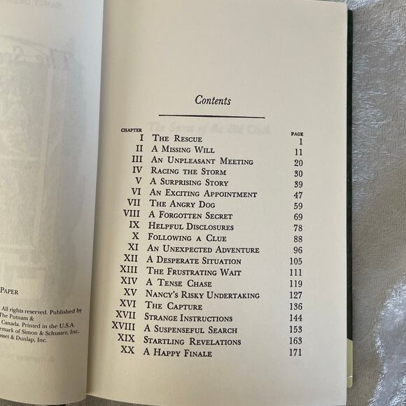 Nancy Drew The Secret of the Old Clock & The Hidden Staircase by Carolyn Keene - Picture 5 of 9